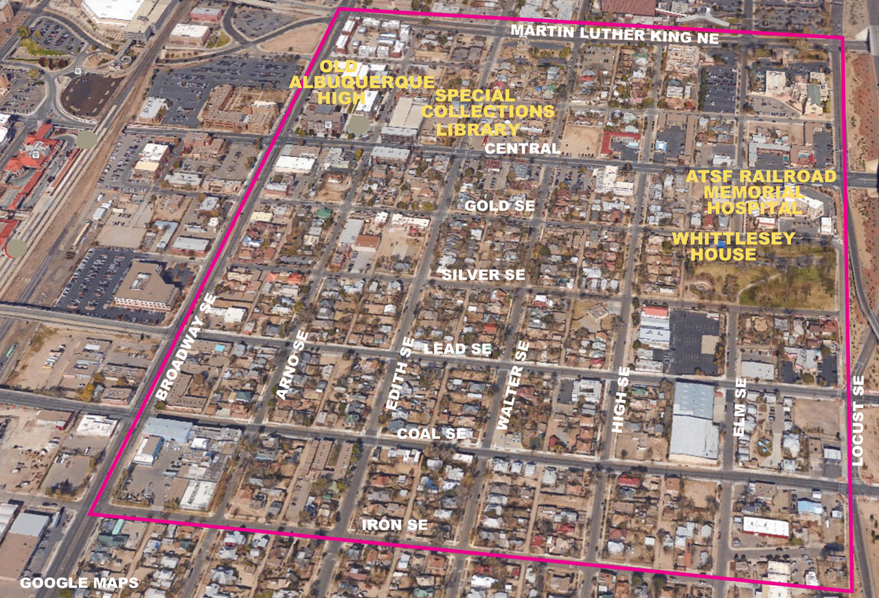 NMAF Huning Highlands Map