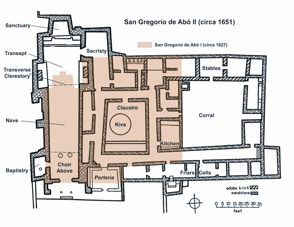 Abó #3 Plan with 2 churches